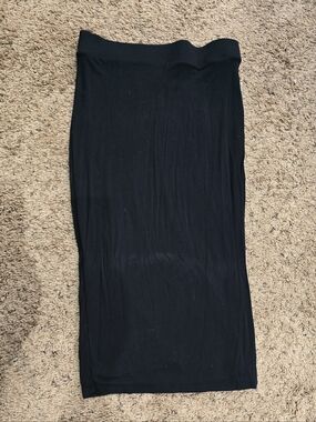 Bar III Black Midi Pencil Skirt